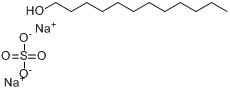 月桂基聚氧乙烯醚硫酸钠分子式结构图