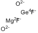 掺杂锰的锗镁氟氧化物分子式结构图