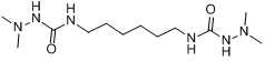 1,6-六亚甲基-双(N,N-二甲基氨基脲);黄变防止剂HN-130分子式结构图