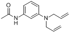 3-(N,N-二烯丙基)氨基乙酰苯胺分子式结构图