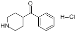 4-苯甲酰哌啶盐酸盐分子式结构图