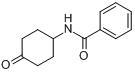 4-苯甲酰胺-环己酮分子式结构图
