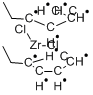 双(乙基环戊二烯)二氯化锆分子式结构图