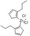 双(丙基环戊二烯)二氯化锆分子式结构图