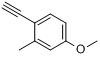 1-乙炔基-4-甲氧基-2-甲基苯分子式结构图