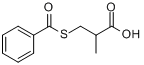 3-苯甲酰硫基-2-甲基丙酸;3-苯甲酰硫基-alpha-甲基丙酸分子式结构图