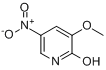 3-甲氧基-5-硝基吡啶-2-醇;3-甲氧基-5-硝基吡啶-2(1H)-酮分子式结构图