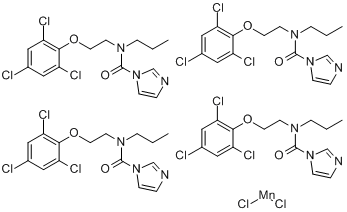 咪鲜胺锰盐分子式结构图