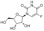 5-氟尿嘧啶核苷;5-氟尿苷分子式结构图