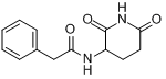 抗瘤酮A10;3-苯基乙酰氨基-2,6-哌啶二酮分子式结构图