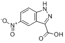 5-硝基吲唑-3-羧酸分子式结构图
