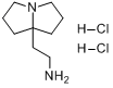 四氢-1H-吡咯里嗪-7a(5H)-乙胺二盐酸盐;四氢-1H-吡咯并吡咯烷-7a(5H)-乙胺二盐酸盐;四氢-1H-双稠吡咯啶-7a(分子式结构图