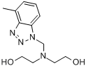 N-[(4-甲基-1H-苯并三唑-1-基)甲基]二乙醇胺分子式结构图