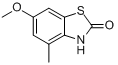 6-甲氧基-4-甲基-2(3H)-苯并噻唑酮分子式结构图