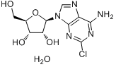 2-氯腺苷半水合物分子式结构图