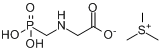 草甘膦三甲基硫盐;N-(膦酰甲基)甘氨酸三甲基硫盐分子式结构图