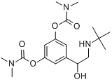 班布特罗;5-[2-(叔丁基氨基)-1-羟乙基]-1,3-亚苯双二甲基氨基甲酸酯分子式结构图