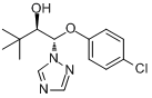 三唑醇B;(1S,2R)-1-(4-氯苯氧基)-3,3-二甲基-1-(1H-1,2,4-三唑-1-基)丁-2-醇分子式结构图