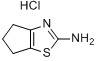 2-氨基-5,6-二氢-4H-环戊并噻唑盐酸盐分子式结构图