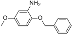 3-氨基-4-苯甲氧基茴香醚分子式结构图