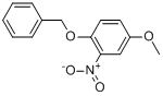 3-硝基-4-苯甲氧基茴香醚分子式结构图