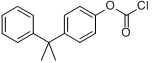 4-异丙苯基氯甲酸苯酯分子式结构图