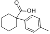 1-(4-甲基苯基)-1-环己羧酸;1-对甲苯基环己基甲酸分子式结构图