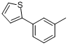 2-(3-甲基苯基)噻吩分子式结构图