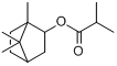 异丁酸异龙脑酯;异丁酸异冰片酯;(4R)-1,7,7-三甲基二环[2.2.1]庚-5-基2-甲基丙酸酯分子式结构图