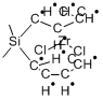二甲基硅基双(环戊二烯基)二氯化锆分子式结构图