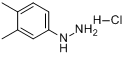 3,4-二甲基苯肼盐酸盐分子式结构图