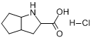 (E)-(-)-八氢环戊二烯并[b]吡咯-2-甲酸盐酸盐分子式结构图