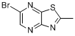 6-溴-2-甲基噻唑并[5,4-b]吡嗪分子式结构图