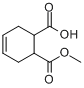 (1S,2R)-4-环己烯-1,6-二甲酸单甲酯分子式结构图