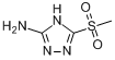 5-甲基磺酰基-4H-1,2,4-三唑-3-胺分子式结构图