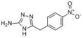 5-(4-硝基苄基)-4H-1,2,4-三唑-3-胺分子式结构图