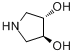 (3S,4S)-吡咯烷-3,4-二醇分子式结构图