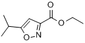 5-异丙基异恶唑-3-甲酸乙酯分子式结构图