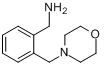 1-[2-(吗啉-4-基甲基)苯基]甲胺分子式结构图
