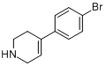 4-(4-溴苯基)-1,2,3,6-四氢吡啶分子式结构图