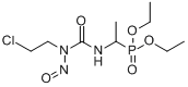 福莫司汀;1-[3-(2-氯乙基)-3-亚硝基脲]-乙基磷酸二乙酯分子式结构图