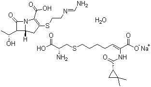 亚胺培南-西司他丁钠分子式结构图