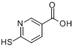 6-巯基烟酸分子式结构图