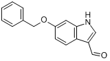 6-苄氧基吲哚-3-甲醛分子式结构图