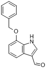 7-苄氧基吲哚-3-甲醛分子式结构图