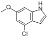 4-氯-6-甲氧基吲哚分子式结构图