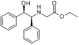 2-((1S,2R)-2-羟基-1,2-二苯基乙基氨基)乙酸乙酯分子式结构图