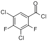 3,5-二氯-2,4-二氟苯甲酰氯分子式结构图