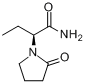 左乙拉西坦;(S)-alpha-乙基-2-氧合-1-乙酰胺吡咯烷分子式结构图