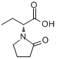 左乙拉西坦酸;(R)-alpha-乙基-2-氧代-1-吡咯烷乙酸分子式结构图